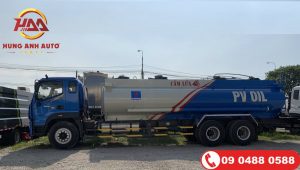 Xe bồn xitec chở xăng dầu 17 khối Thaco Auman C240