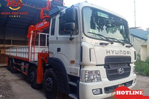 Xe tải HYUNDAI HD320 gắn cẩu KANGLIM KS2825 12 tấn