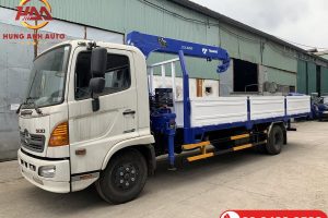 Xe tải Hino FC9JLTC gắn cẩu Tadano 3 tấn