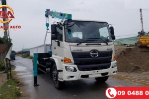 Xe tải Hino FL8JTSA gắn cẩu HYUNDAI EVERDIGM 5 tấn