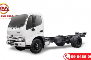 Xe tải Hino XZU720L gắn cẩu Tadano 3 tấn