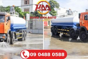 Xe bồn xitec phun nước rửa đường 13 Khối KAMAZ 53229