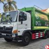 XE CUỐN ÉP CHỞ RÁC HINO FM 22 KHỐI