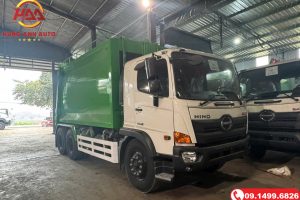 XE CUỐN ÉP CHỞ RÁC HINO FM 22 KHỐI