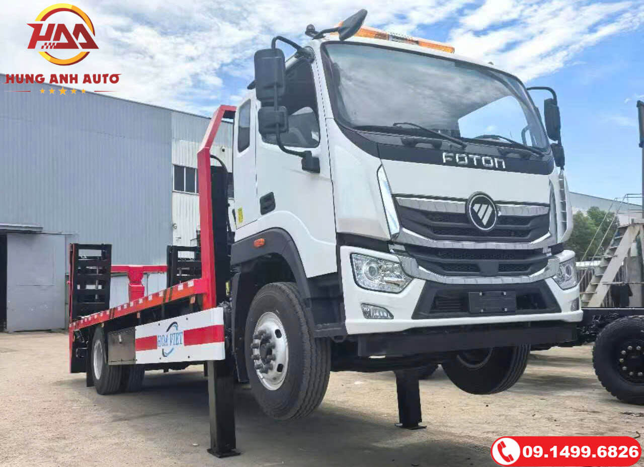 Xe Nâng Đầu Chở Máy Công Trình Càng Kéo FOTON 5.4 Tấn Xe Nâng Đầu Chở Máy Công Trình Càng Kéo FOTON 5.4 Tấn