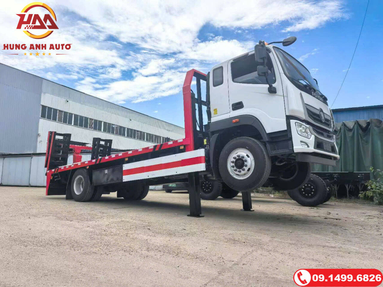 Xe Nâng Đầu Chở Máy Công Trình Càng Kéo FOTON 5.4 Tấn Xe Nâng Đầu Chở Máy Công Trình Càng Kéo FOTON 5.4 Tấn