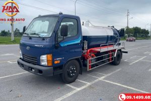 Xe bồn hút chất thải Hyundai Mighty N650L 3 Khối Xe bồn hút chất thải Hyundai Mighty N650L 3 Khối