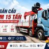 Xe tải Chenglong 4 chân gắn cẩu KANGLIM 15 Tấn