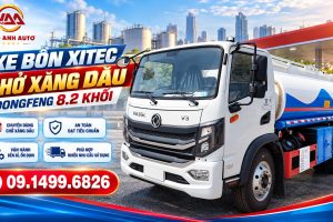 Xe bồn xitec chở xăng dầu Dongfeng 8.2 Khối Xe bồn xitec chở xăng dầu Dongfeng 8.2 Khối