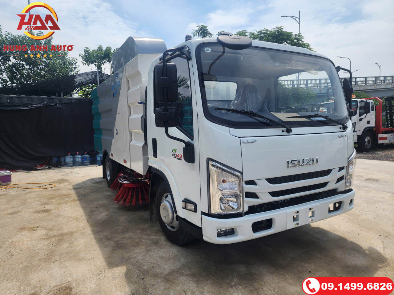 Xe quét rác hút bụi Isuzu 6.5 Khối Xe quét rác hút bụi Isuzu 6.5 Khối